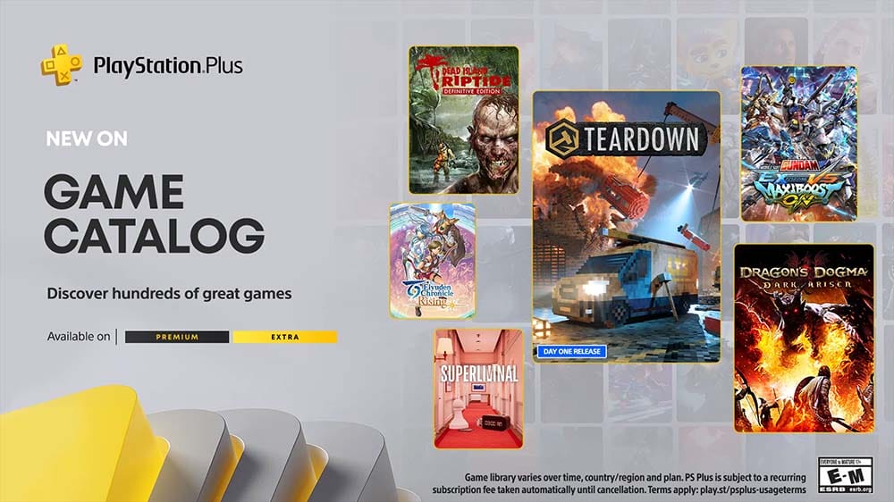 PS Plus Extra and Premium Nov 2023