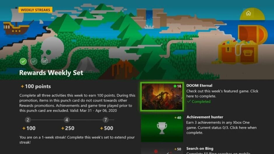 Microsoft gaat mogelijk stekker uit Xbox Rewards App voor Xbox-consoles halen