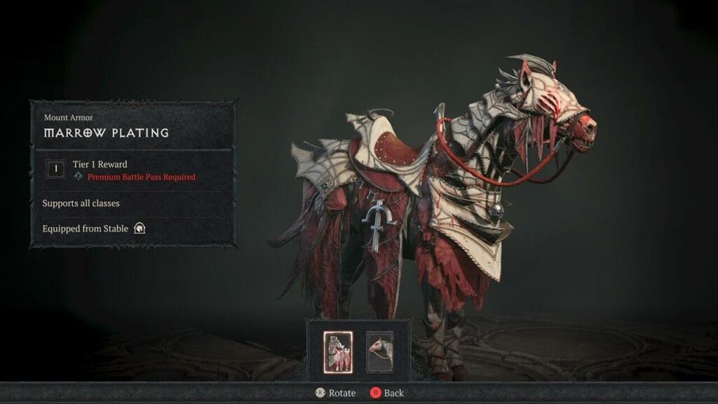 Diablo 4 season 2 battle pass mount