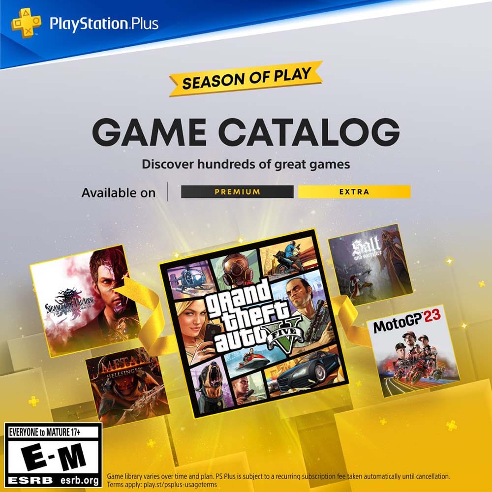 PS Plus Extra and Premium games dec 2023